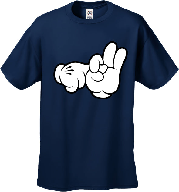 Cartoon Sex Hands Men's T-Shirt
