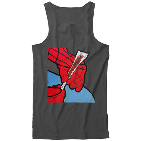 Cartoon Spider Hands Rolling Up Tank Top