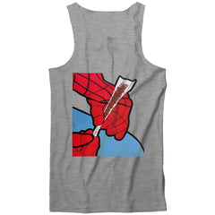 Cartoon Spider Hands Rolling Up Tank Top