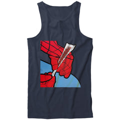 Cartoon Spider Hands Rolling Up Tank Top