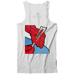 Cartoon Spider Hands Rolling Up Tank Top