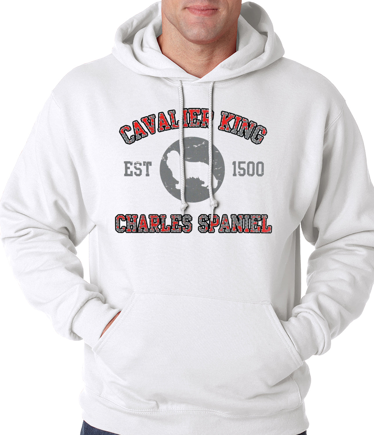 Cavalier King Charles Spaniel EST. 1500 Adult Hoodie