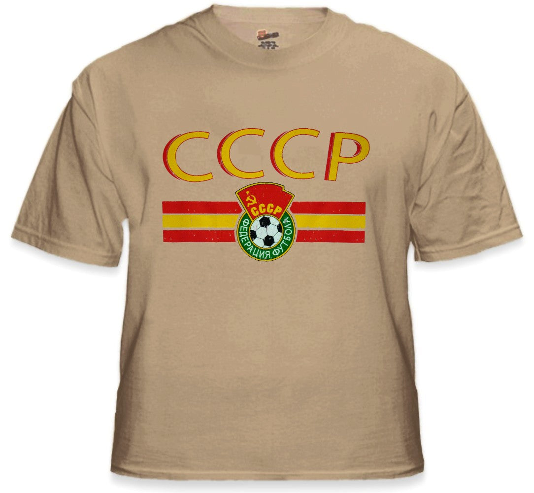 CCCP USSR Soviet Union Vintage Shield International Mens T-Shirt