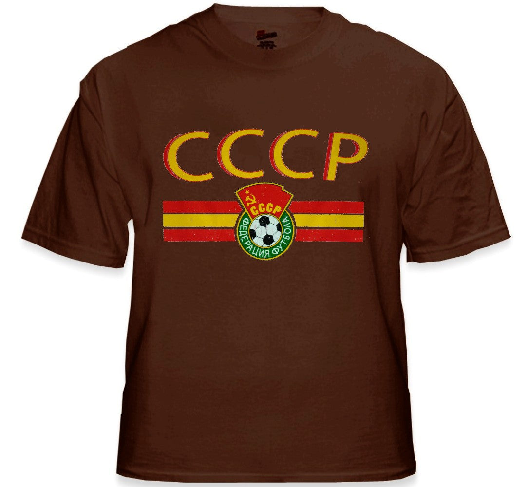 CCCP USSR Soviet Union Vintage Shield International Mens T-Shirt