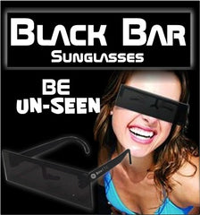 Censored! Black Bar Sunglasses