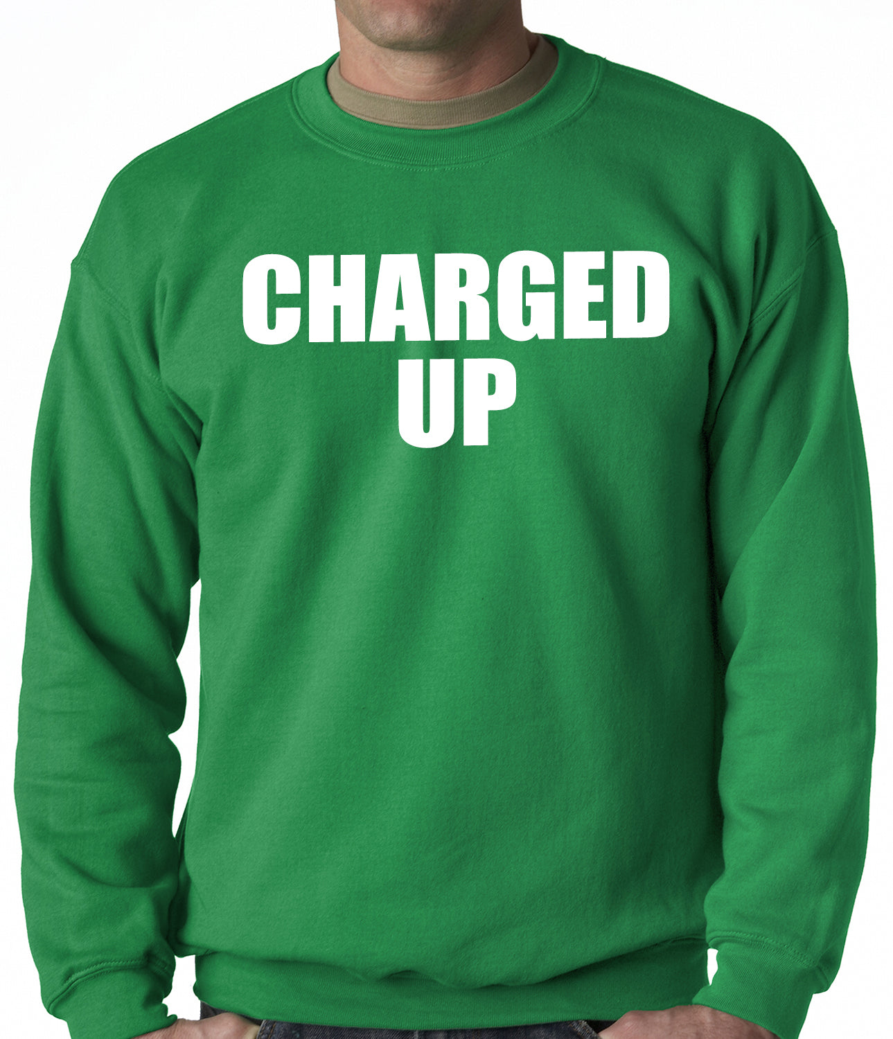 Charged Up Hip Hop Meek Diss Adult Crewneck