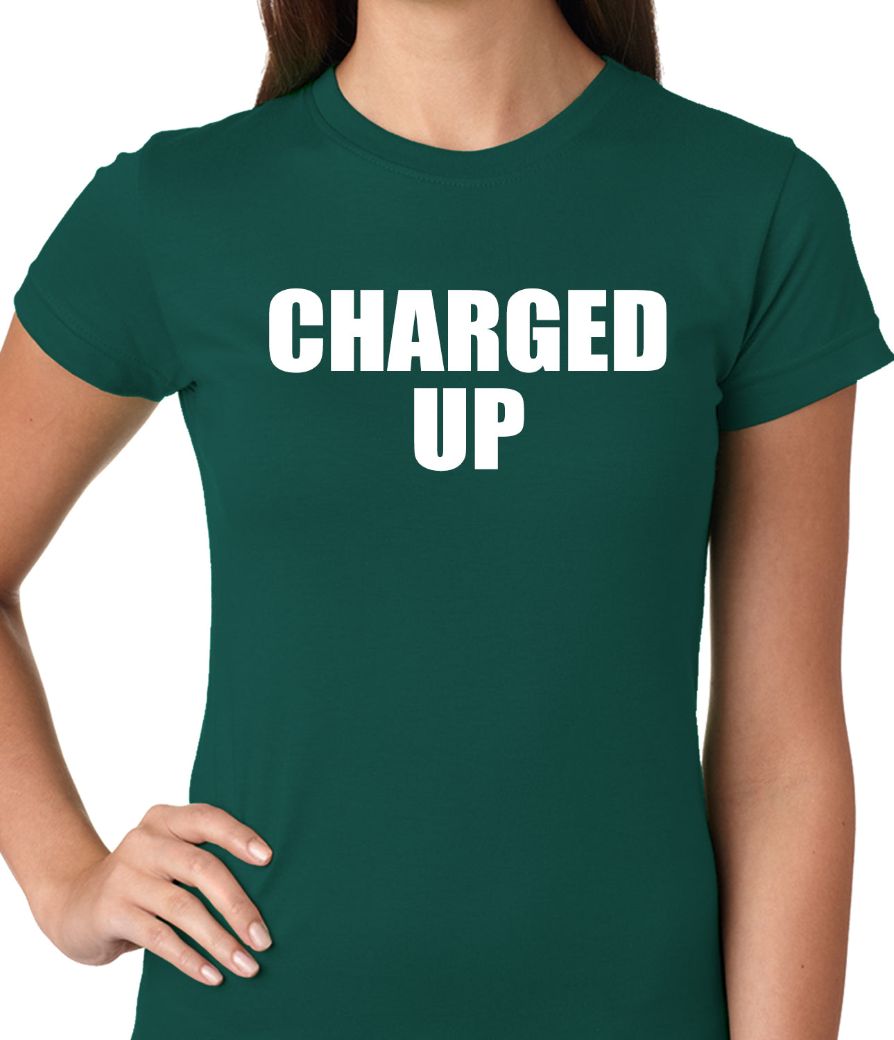 Charged Up Hip Hop Meek Diss Ladies T-shirt