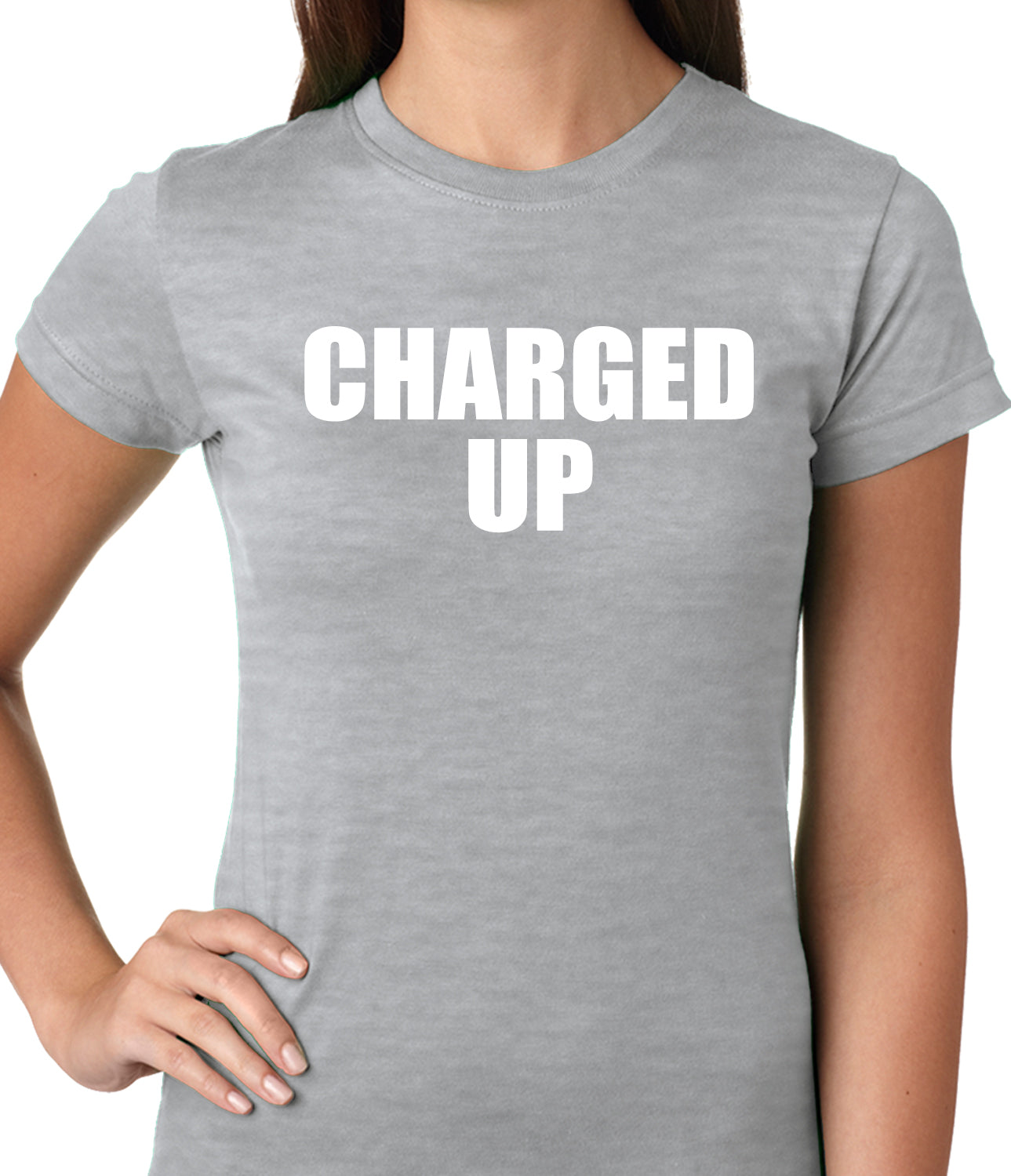 Charged Up Hip Hop Meek Diss Ladies T-shirt