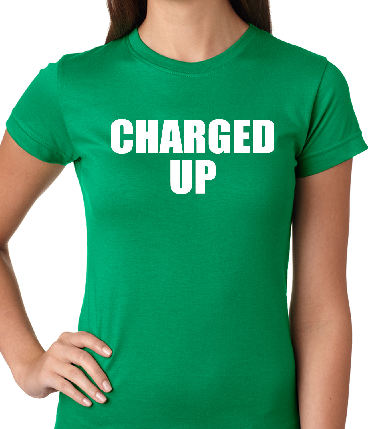Charged Up Hip Hop Meek Diss Ladies T-shirt