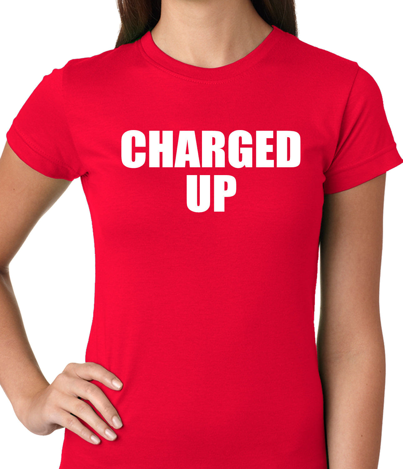 Charged Up Hip Hop Meek Diss Ladies T-shirt