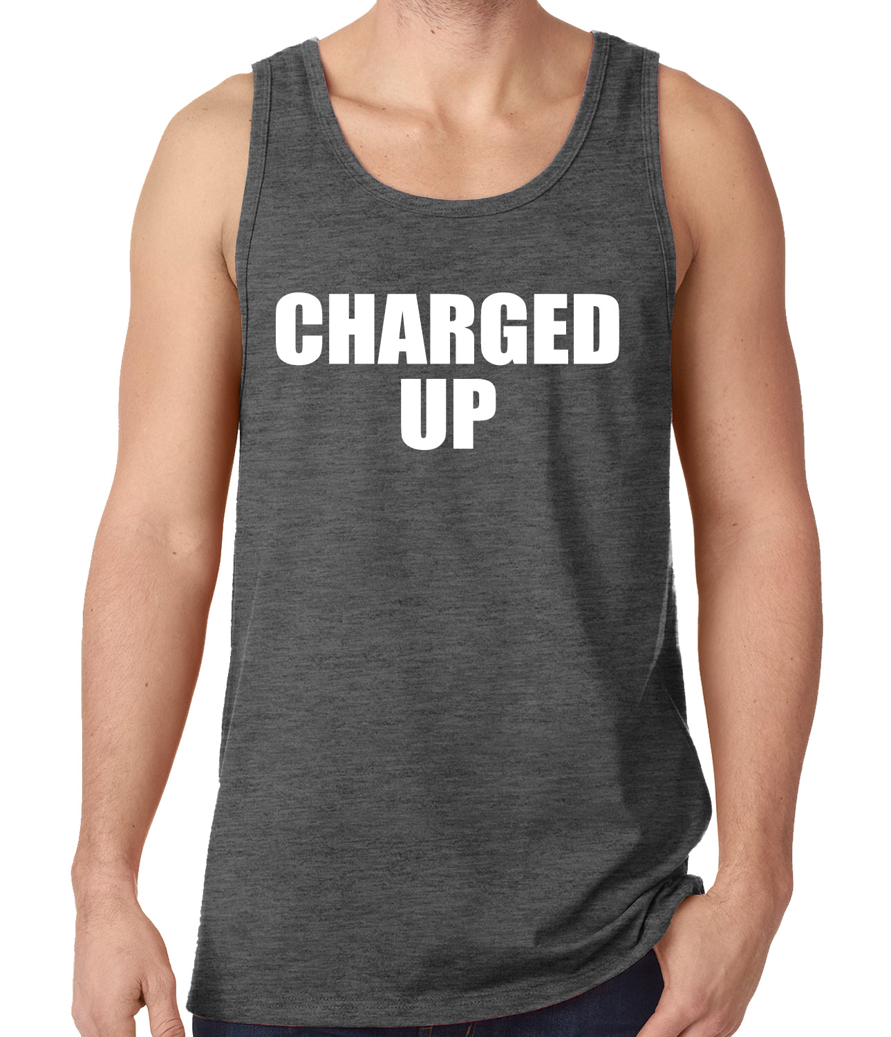 Charged Up Hip Hop Meek Diss Tank Top