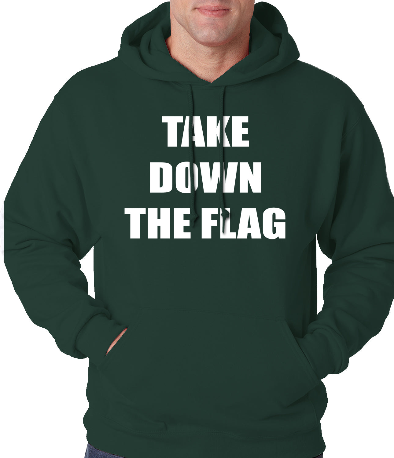 Charleston South Carolina Take Down The Flag Protest Adult Hoodie