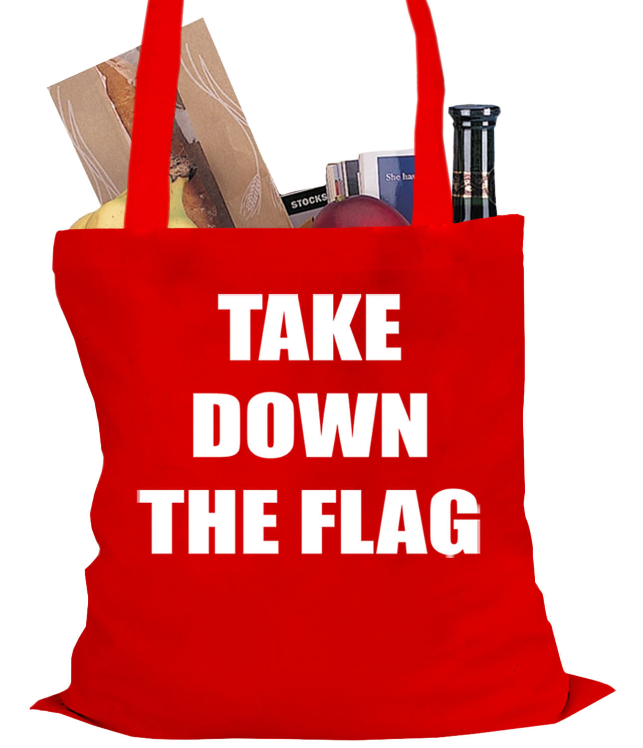Charleston South Carolina Take Down The Flag Protest Tote Bag