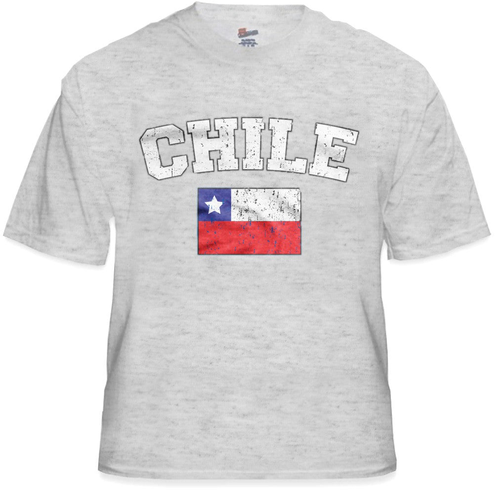 Chile Vintage Flag International Mens T-Shirt