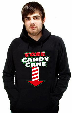 Christmas Hoodies - Free Candy Cane Men's Hoodie