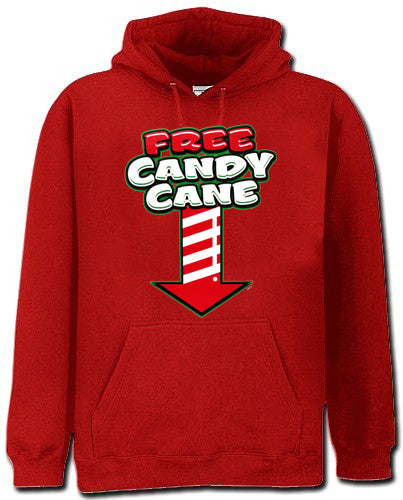 Christmas Hoodies - Free Candy Cane Men's Hoodie
