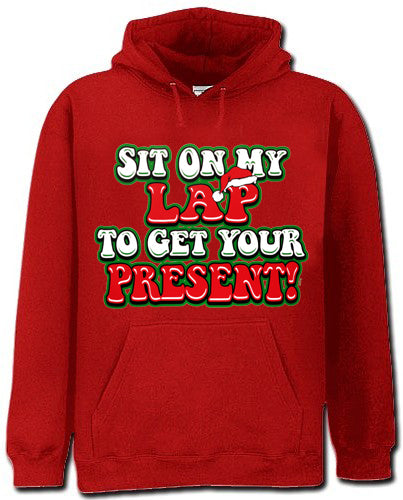 Christmas Hoodies - Sit On My Lap Men's Hoodie