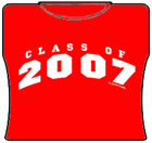Class Of 2007 Girls T-Shirt