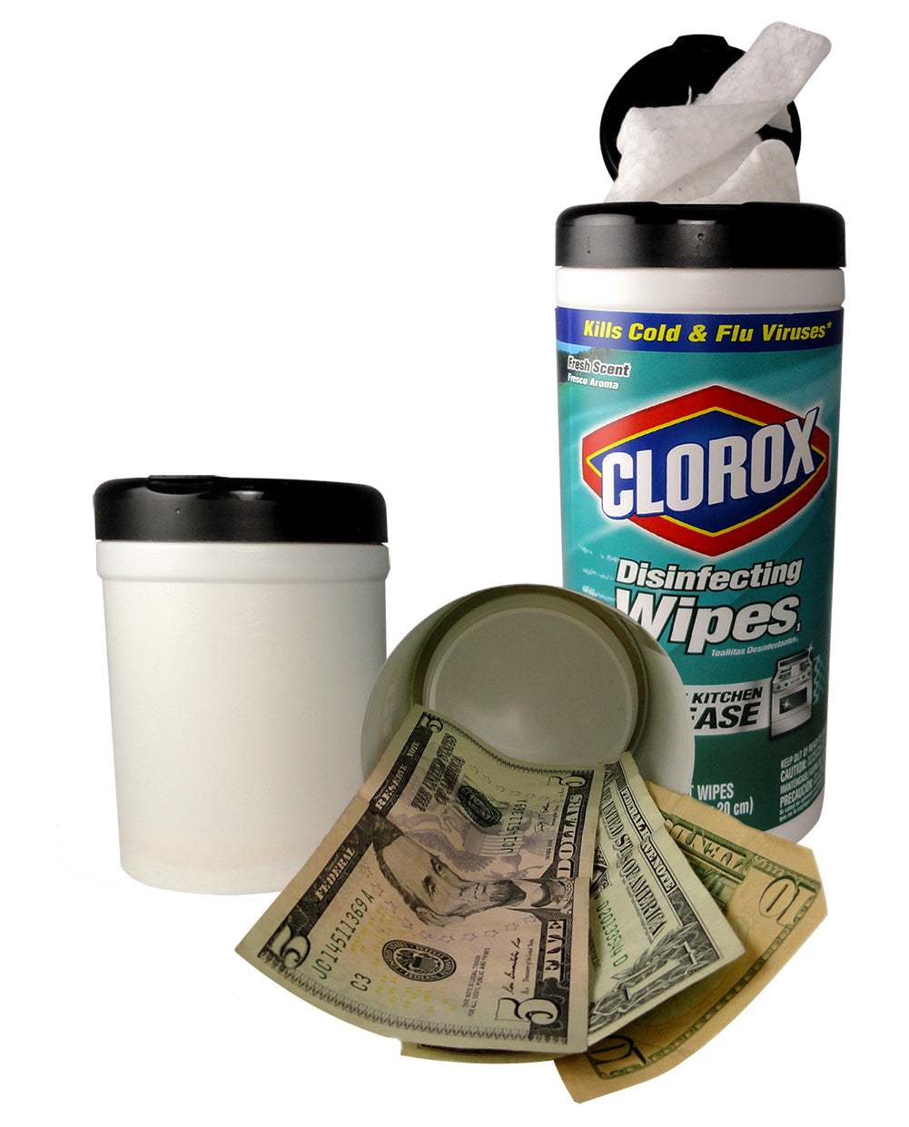 Clorox Fresh Scent Disinfecting Wipe Diversion Safe (Wipes Included)