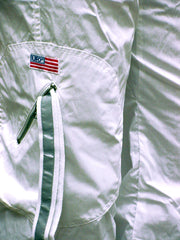 Comfort Waist Circular Pocket UFO Girls Hipster Pants (White)