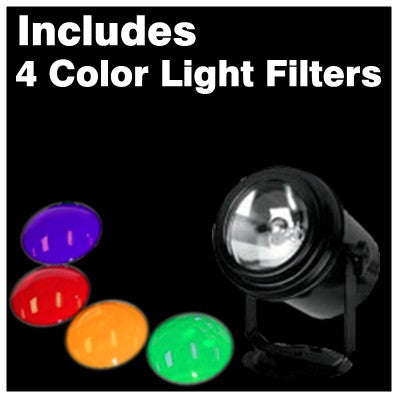 Complete Mirror Ball Party Pack with Spotlight & Motor