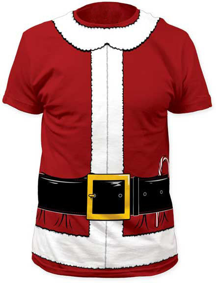 Costume Shirts - Santa Clause Tuxedo Costume Men's T-Shirt