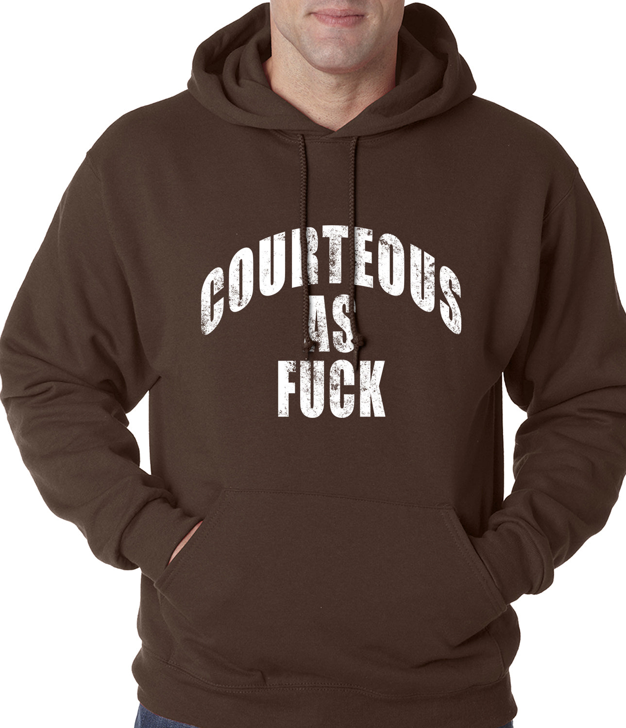Courteous As Fuck Adult Hoodie