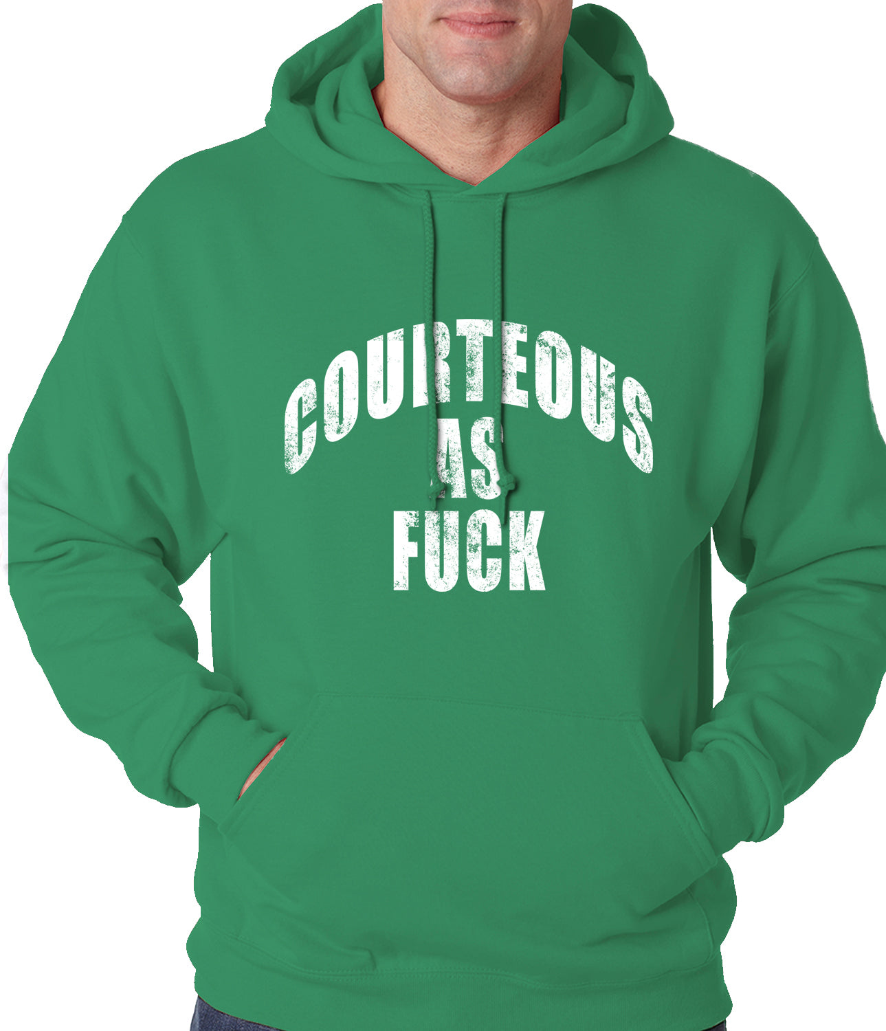 Courteous As Fuck Adult Hoodie