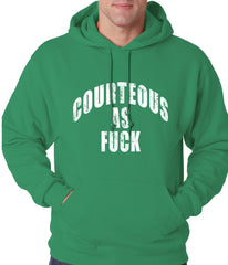 Courteous As Fuck Adult Hoodie