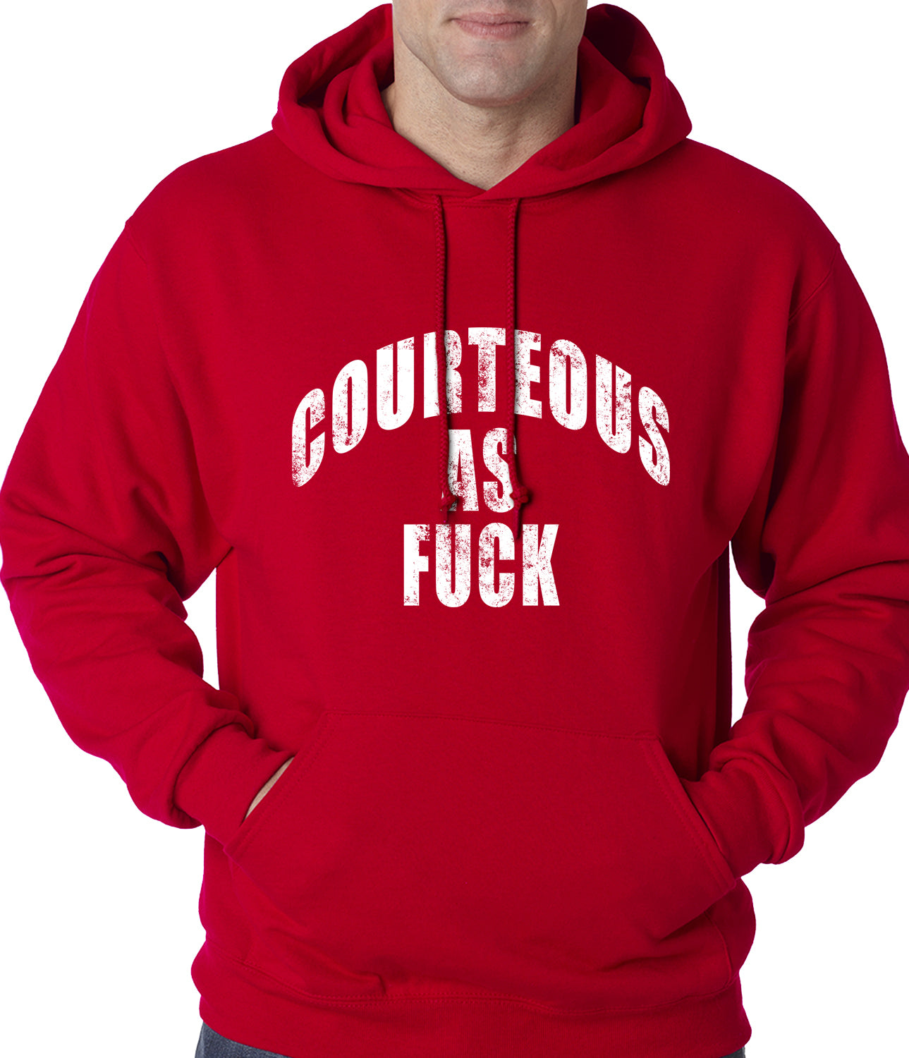 Courteous As Fuck Adult Hoodie