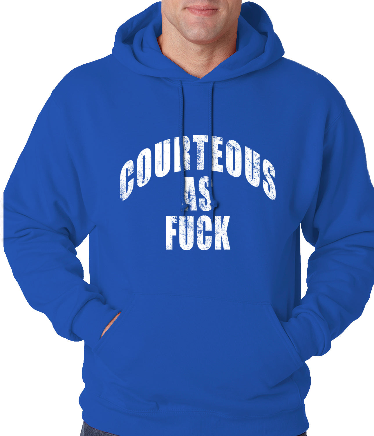 Courteous As Fuck Adult Hoodie