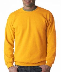 Crew Neck Sweatshirts For Men & Women - Crewneck Sweatshirt (Gold)