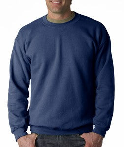Crew Neck Sweatshirts For Men & Women - Crewneck Sweatshirt (Indigo Blue)