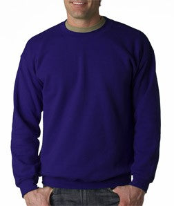 Crew Neck Sweatshirts For Men & Women - Crewneck Sweatshirt (Purple)