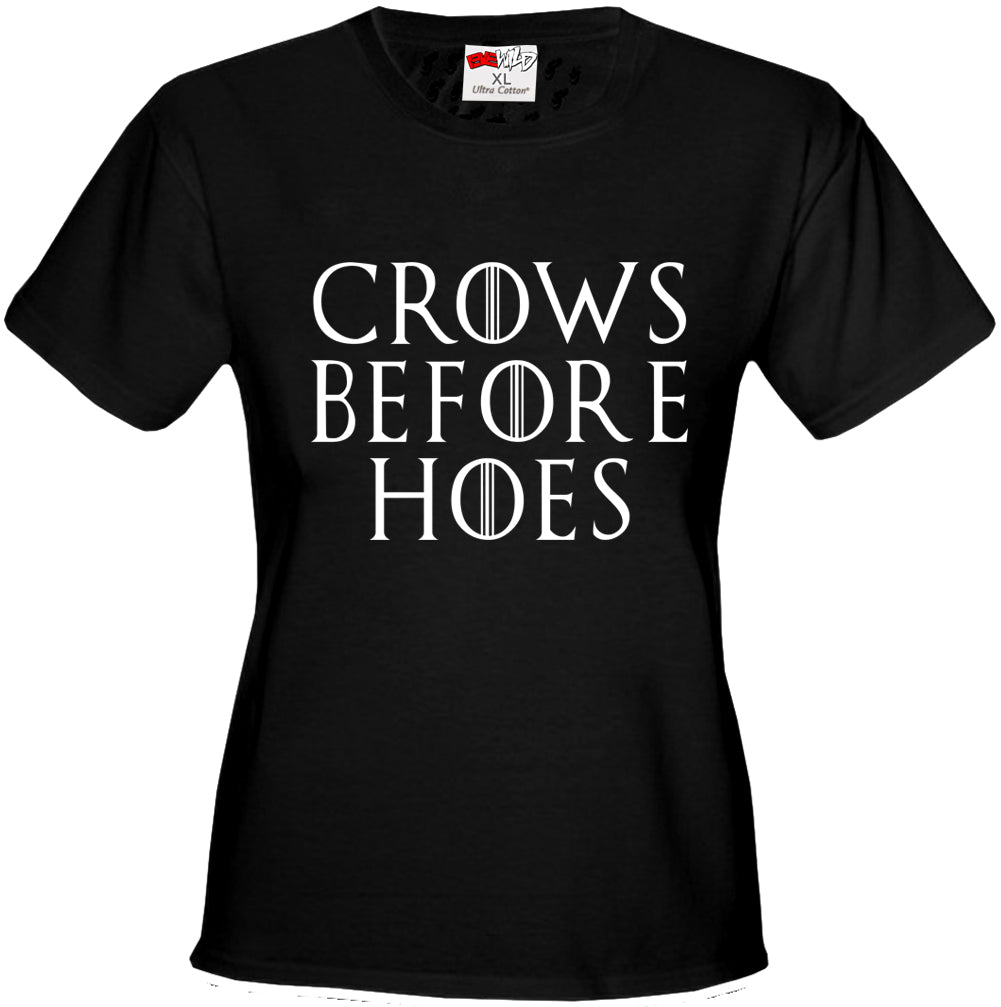 Crows Before Hoes Girl's T-Shirt