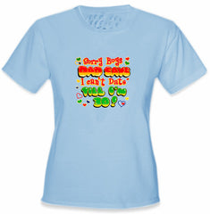 Dad Says I Can't Date Till I'm 30 Kids T-Shirt