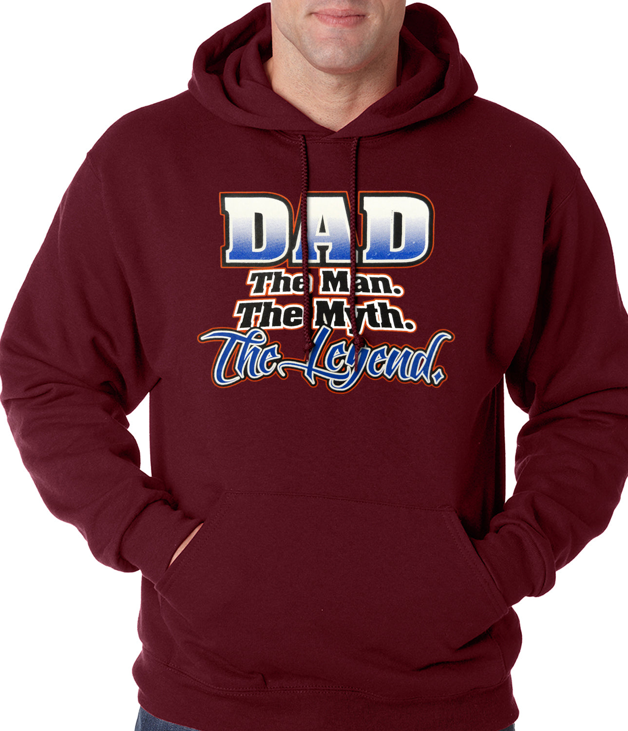 Dad The Man The Myth The Legend Adult Hoodie