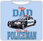 Dads A Policeman Kids T-Shirt