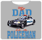 Dads A Policeman Kids T-Shirt