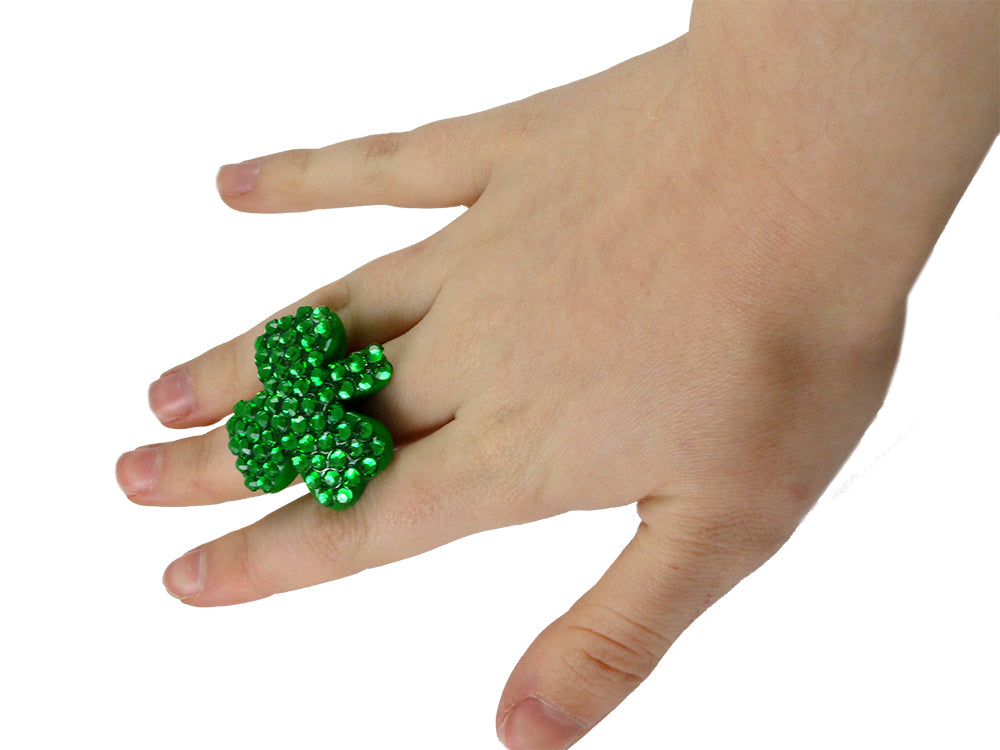Dazzling Shamrock Ring