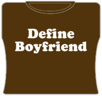 Define Boyfriend Girls T-Shirt (Brown)