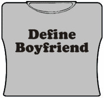 Define Boyfriend Girls T-Shirt (Grey)