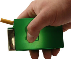 Deluxe Auto Dispenser Cigarette Case with Built-In Lighter