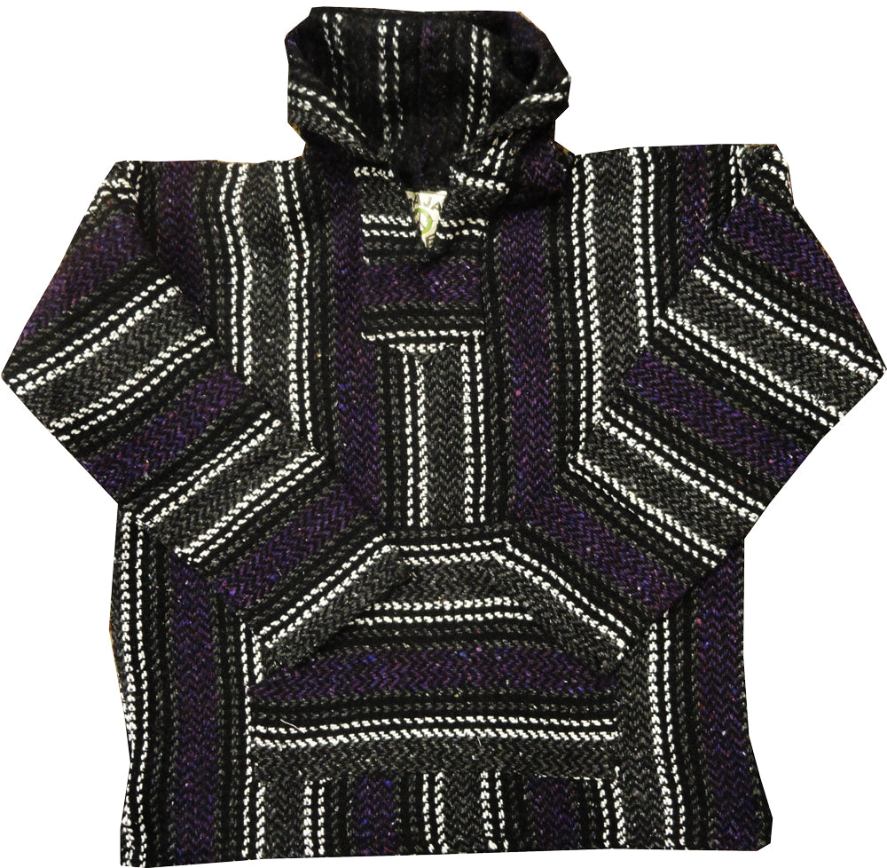 Deluxe Baja - Original Mexican Baja Hoodie (Black/Purple)