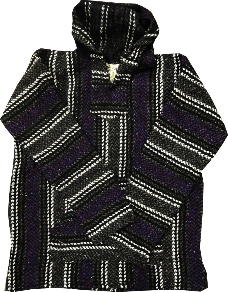 Deluxe Baja - Original Mexican Baja Hoodie (Black/Purple)