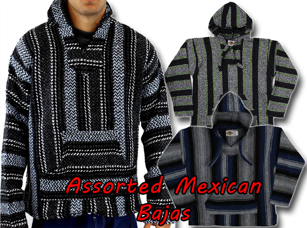 Deluxe Baja - Original Mexican Baja Hoodies In Assorted Colors & Styles