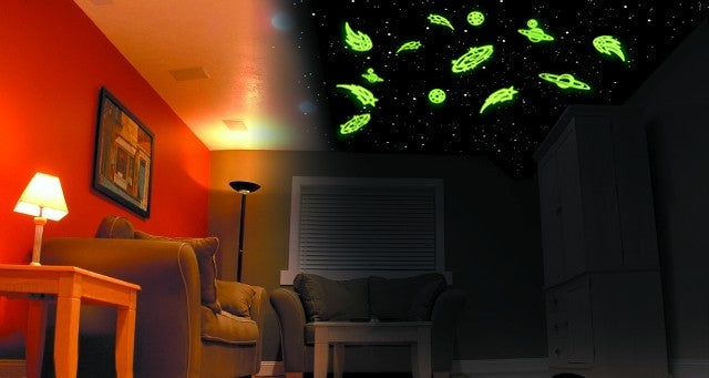 Deluxe Glow in the Dark Galaxy of Stars (160 Stars)