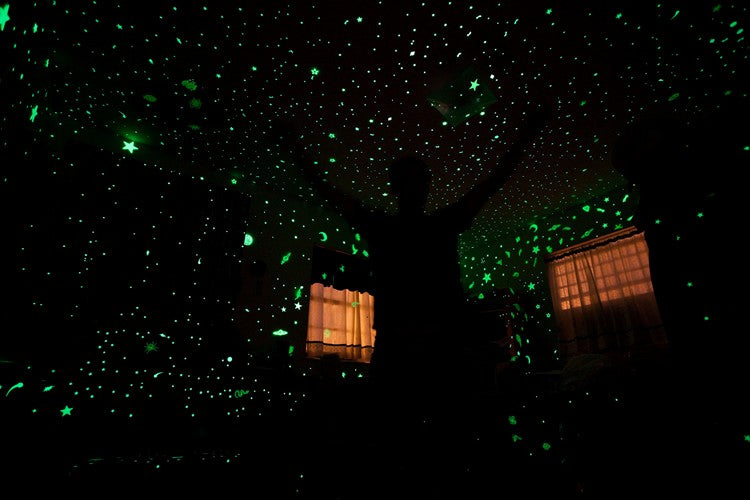 Deluxe Glow in the Dark Galaxy of Stars (160 Stars)