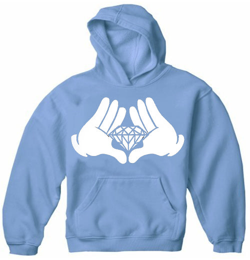 Diamond Cartoon Hand's Adult Hoodie