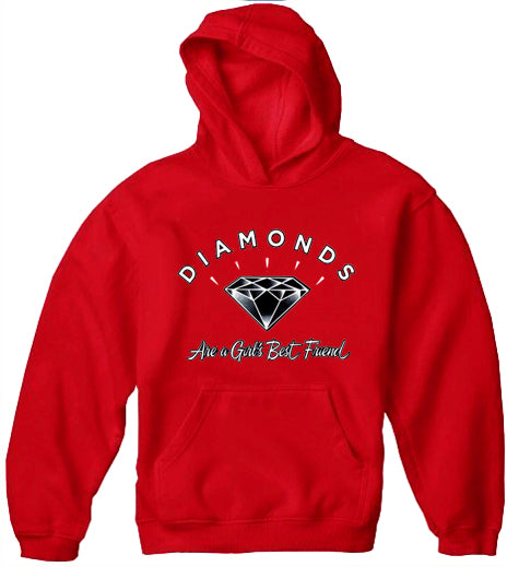 Diamonds Are A Girl's Best Friend Adult Hoodie